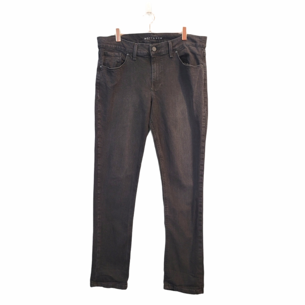 Mott & Bow | High Rise Boyfriend Fit Black Jeans